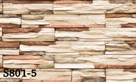 ورق حائط حجري 15 متر مربع - S801-5-D