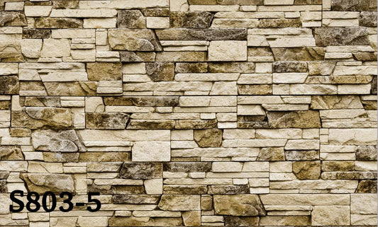 ورق حائط حجري 15 متر مربع - S803-5-D