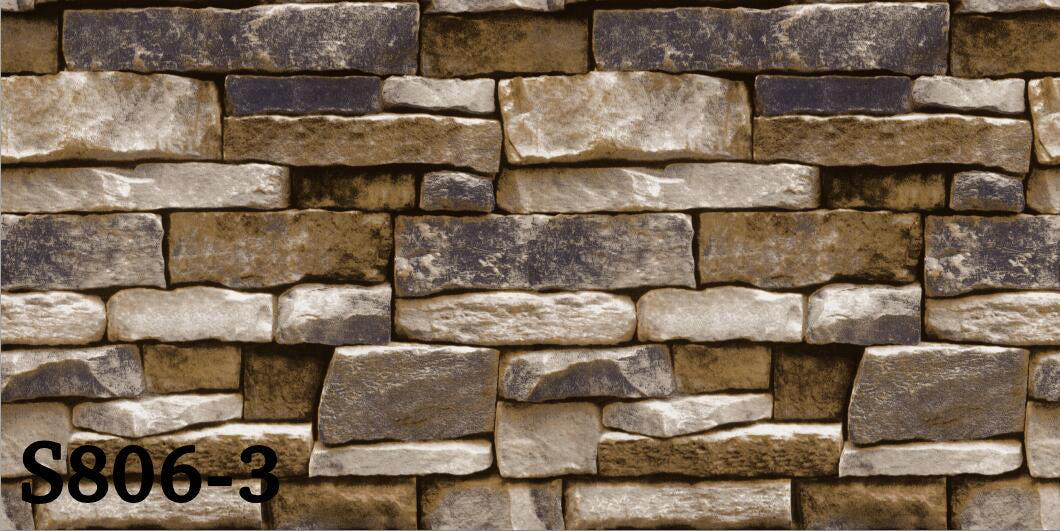 ورق حائط حجري 15 متر مربع - S806-3-D