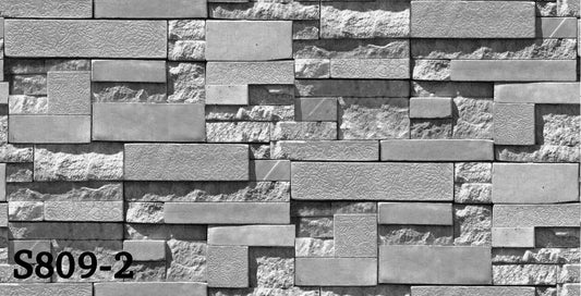 ورق حائط حجري 15 متر مربع - S809-2-D