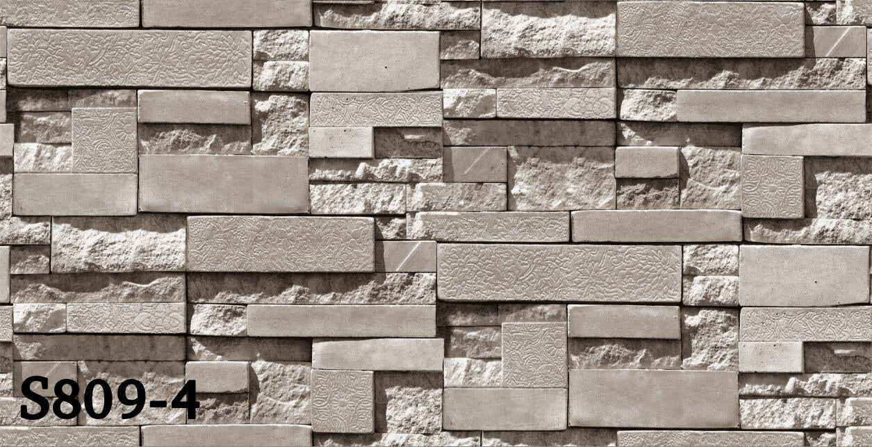 ورق حائط حجري 15 متر مربع - S809-4-D