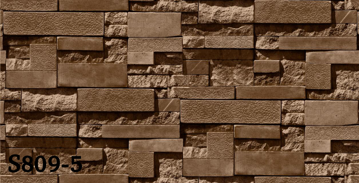 ورق حائط حجري 15 متر مربع - S809-6-D