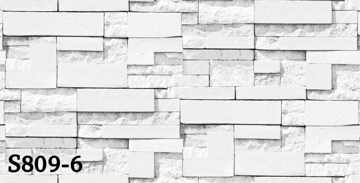 ورق حائط حجري 15 متر مربع - S809-6-D