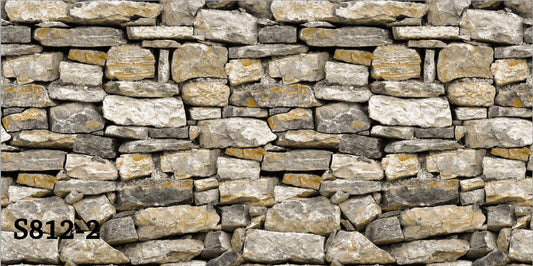 ورق حائط حجري 15 متر مربع - S812-2-D