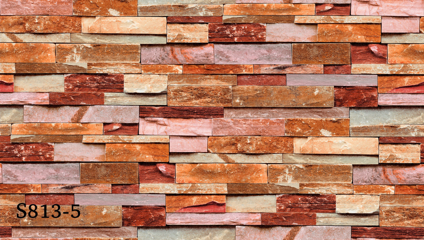 ورق حائط حجري 15 متر مربع - S813-5-D