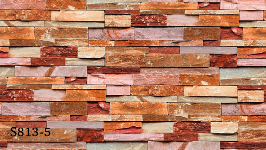 ورق حائط حجري 15 متر مربع - S813-5-D