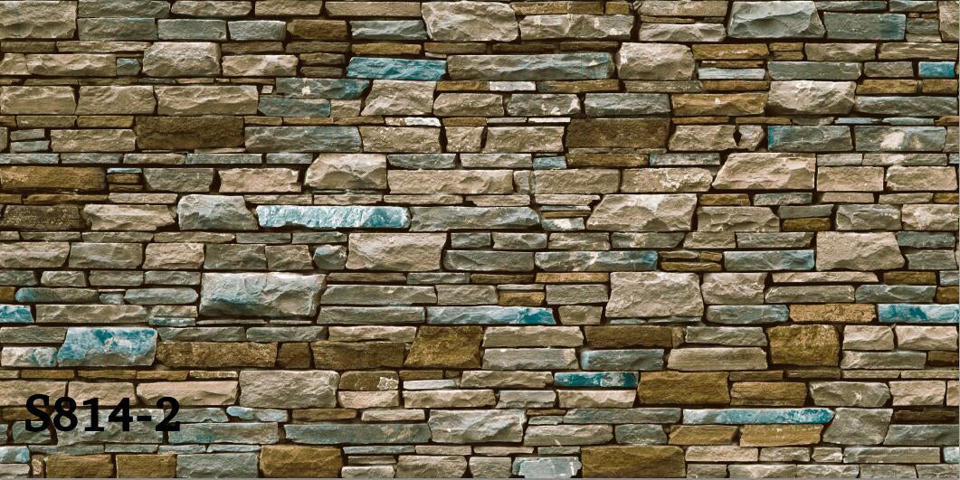 ورق حائط حجري 15 متر مربع - S814-2-D