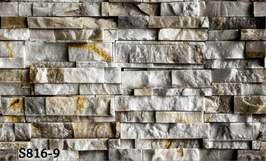 ورق حائط حجري 15 متر مربع - S816-9-D