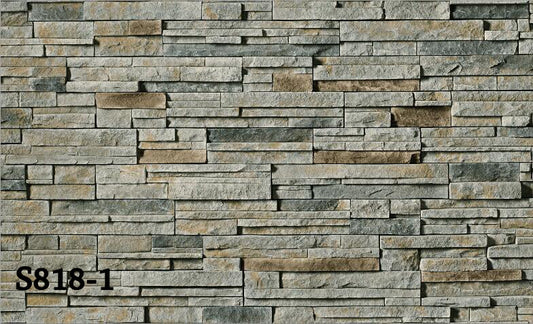 ورق حائط حجري 15 متر مربع - S818-1-D