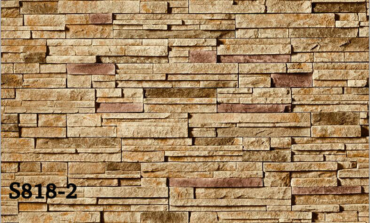 ورق حائط حجري 15 متر مربع - S818-2-D