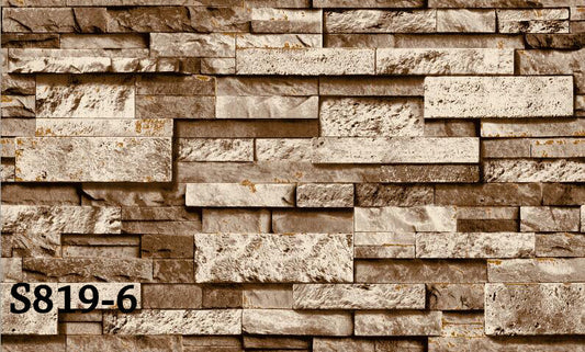 ورق حائط حجري 15 متر مربع - S819-6-D