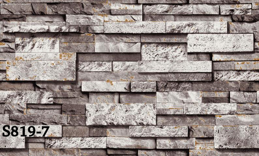 ورق حائط حجري 15 متر مربع - S819-7-D