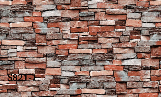 ورق حائط حجري 15 متر مربع - S821-1-D