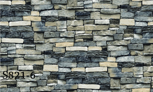 ورق حائط حجري 15 متر مربع - S821-6-D