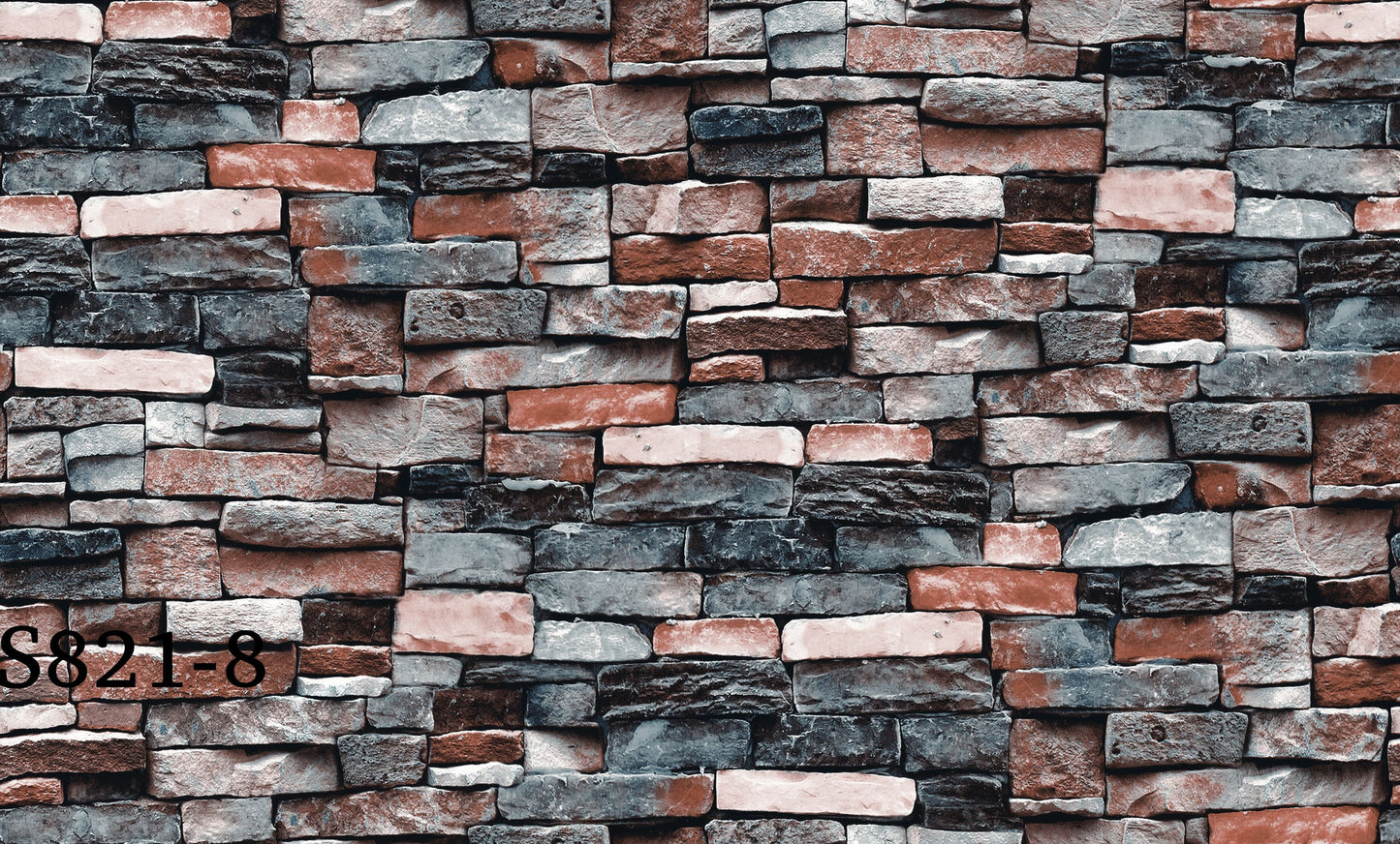 ورق حائط حجري 15 متر مربع - S821-8-D