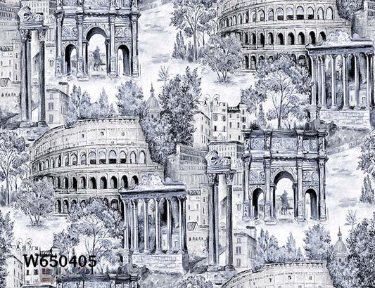 ورق حائط كلاسيك 15 متر مربع - W650405-D