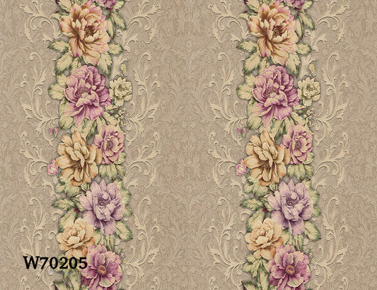ورق حائط كلاسيك 15 متر مربع - W70205-D